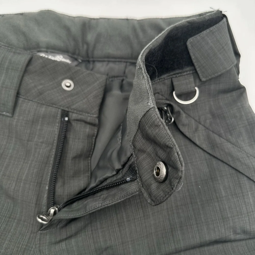 Eddie Bauer WeatherEdge Plus Insulated Ski Snowboard Pants Womens XS‎ Gray Grey
